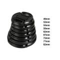 Snap-On Front 40.5mm 49mm 52mm 55mm 58mm 62mm 67mm 72mm 77mm 82mm 86mm Lens Cap Cover for Canon Nikon all DSLR lenses with rope