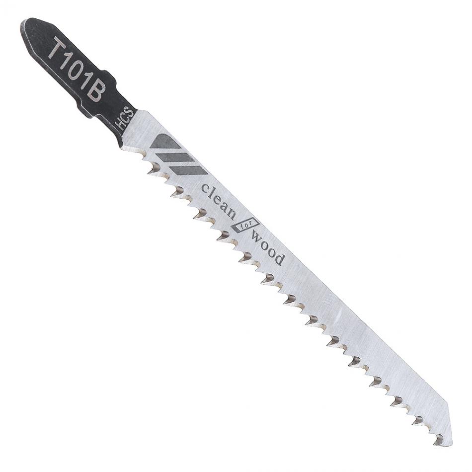 5pcs/set HCS 6T Jig Saw Blades for Fast Cutting Straight Cutting T101B/T101BR/T101D T119BO Jigsaw Blades