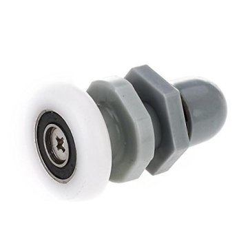 Set of 8 Pieces Replacement Pulley Roller Shower Door Wheel ABS Bathroom door roller Diameter 25mm (1 inch)