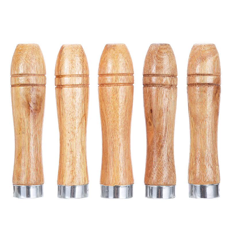 5pcs Wooden Handle For File Cutting Tool Replacement Cutting Knife Handle Woodworking Files Wood Rasps Hand Tools