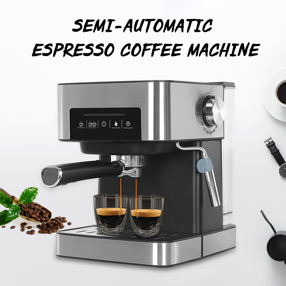 ITOP Electric 20Bar Italian Coffee Maker Household Americano Espresso Coffee Machine Fancy Milk Foam Maker 220V