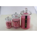 Hot Sale Rose Scent Glass Jar Candle