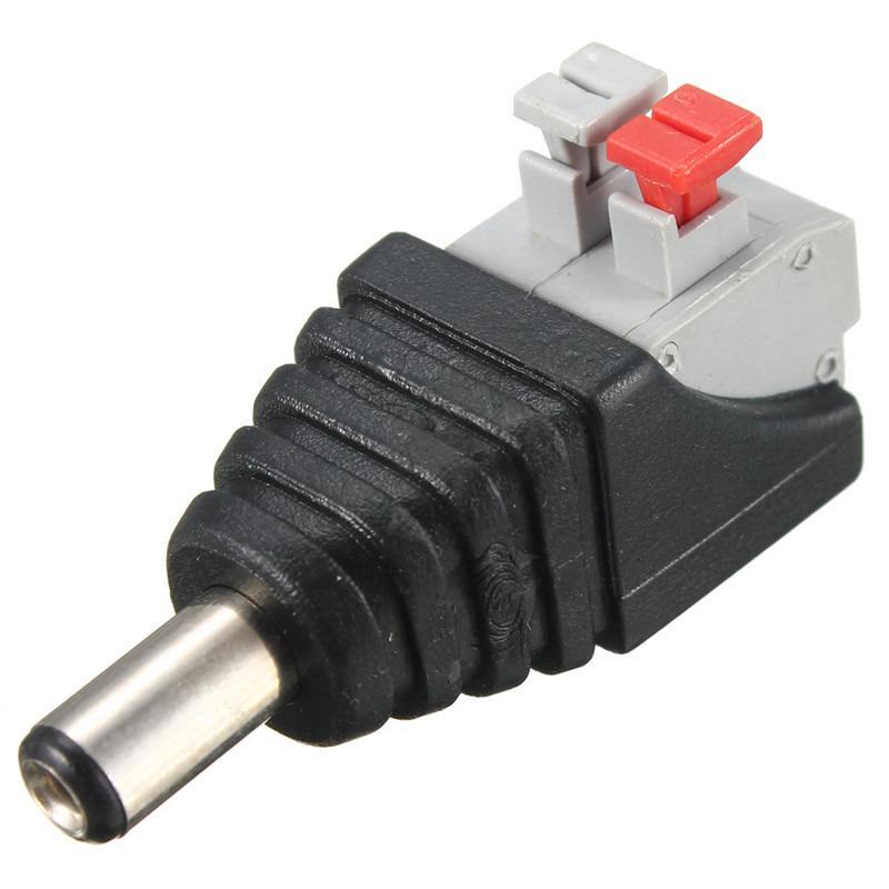 Free shipping 5~100pcs DC Connector for LED Strip Free Welding LED Strip Adapter Connector Male or Female connector