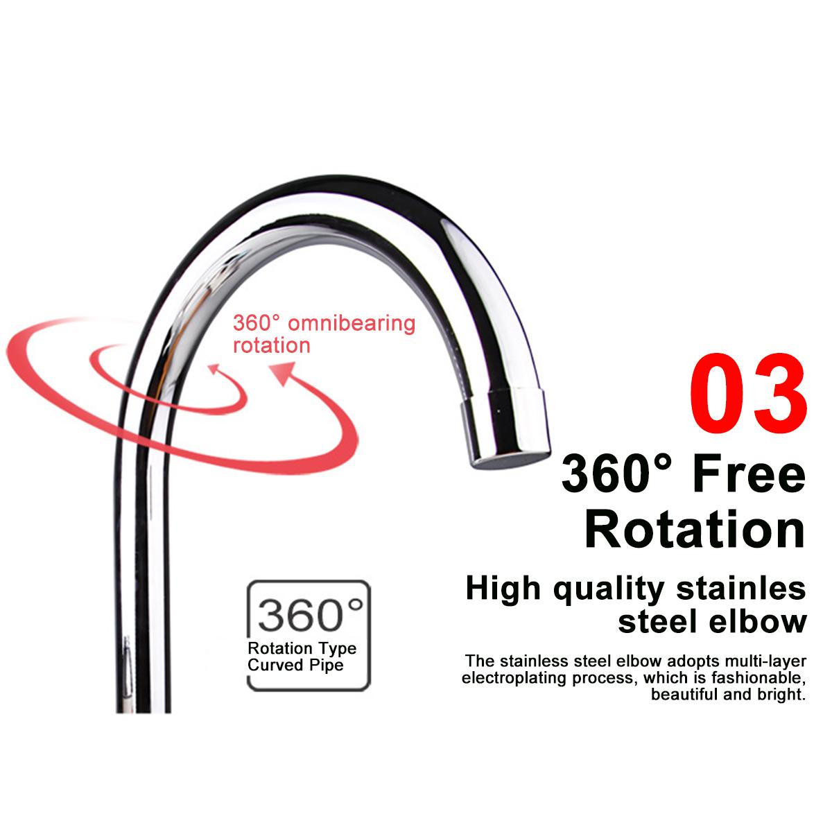 3000W Temperature Display Instant Hot Water Tap Tankless Electric Faucet Kitchen Instant Hot Faucet Water Heater Water Heating