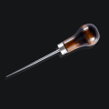 MIUSIE 1Pcs Professional Leather Wood Handle Awl Tools For Leathercraft Stitching Punch Sewing Stitching Leather Craft Tools