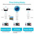 PIXLINK 300Mbps Wireless Routers WiFi Signal Repeater Extender/AP/Router Mode Mini Home Long Rang 4 External Antennas Easy Setup