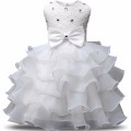 Flower Girl Dress Formal 3-8 Years Floral Baby Girls Dresses 9 Colors Vestidos Wedding Party Children Clothes Birthday Clothing