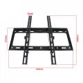 50KG Adjustable 26 - 52 Inch TV Wall Mount Bracket Flat Panel TV Frame Support 15 Degrees Tilt for LCD LED Monitor Flat Pan