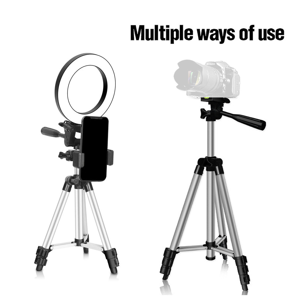 Tripod Monopod SelfieStick With Ring Light For iPhone HUAWEI Xiaomi Android IOS Phone Stand Holder LED Camera Selfie Light Ring