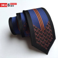 New Fashion Casual Stripe Neckties for Men Silk Designer Brand Necktie Slim Tie 6cm Groom Marriage Neckties