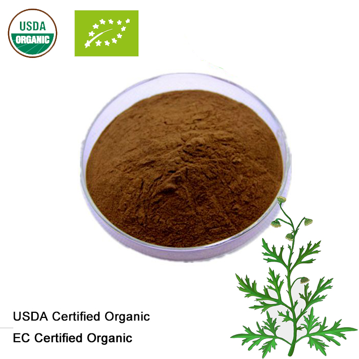 USDA and EC Certified Organic Artemisia annua extract 10:1 Sweet Wormwood Extract