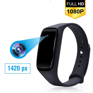 HD 1080P Camcorder Smart Bracelet Camera Mini Camera Wristband 14.2 Million Pixels Wearable Device Bracelet Cam