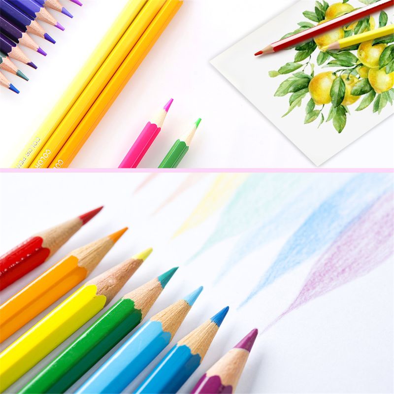 72 Pcs/Set Colored Pencils Including Coloring Pencils, Travel Case, Pencil Sharp