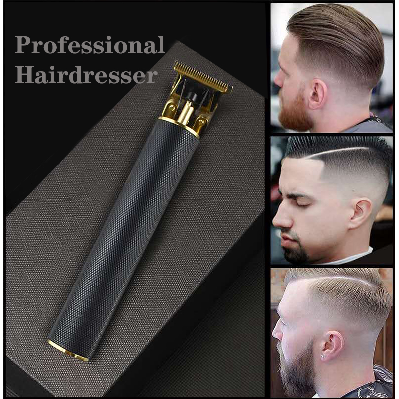 Wireless rechargeable hair trimmer men outlining hair clipper electric hair cutter machine beard haircut trimer li-ion battery