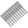 UXCEL 10PCS S2 1/4" Hex Shank T20/25/8/15/27/30 Magnetic Torx Screwdriver Bits 50/75/150mm Length DIY Screwdriver Replacemet