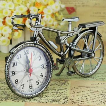 Bicycle Sh054 Clock Quartz Alarm Clock Timing Kids Room Desk Pendant Jewelry Birthday Gift