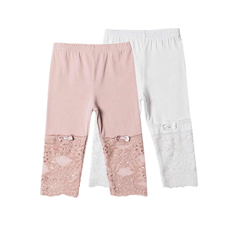 2019 New Kids Girls Leggings Baby Girl flower Kid Toddlers comfort Stretchy Pants Hot Summer Trousers Fashion 2colors