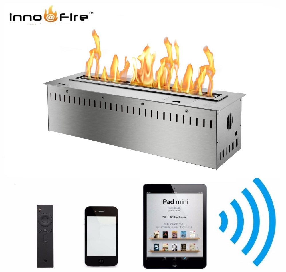 Inno-Fire 18 inch ethanol fire remote control chimenea bioetanol electrica