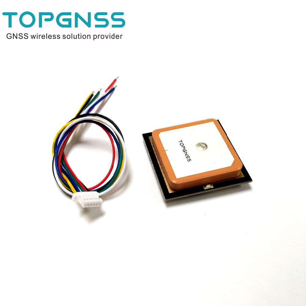 TTL UART GPS Modue GN-801 GPS GLONASS dual mode M8n GNSS Module Antenna Receiver , built-in FLASH,NMEA0183 FW3.01 TOPGNSS