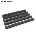 5PCS 2.54mm 2*40 Pin Double row Straight Female pin header 2.54MM Connector Socket 2x40 80p