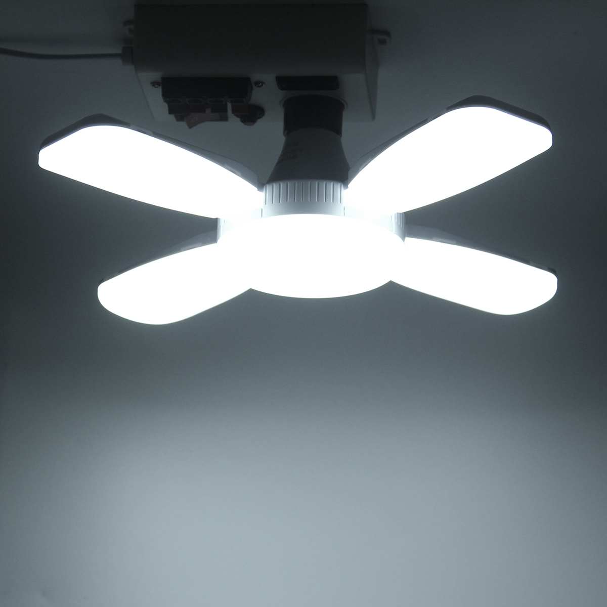 Deformable Super Bright Industrial Lighting E27 Led Fan Garage Light AC165-265V Led High Bay Industrial Lamp for workshop