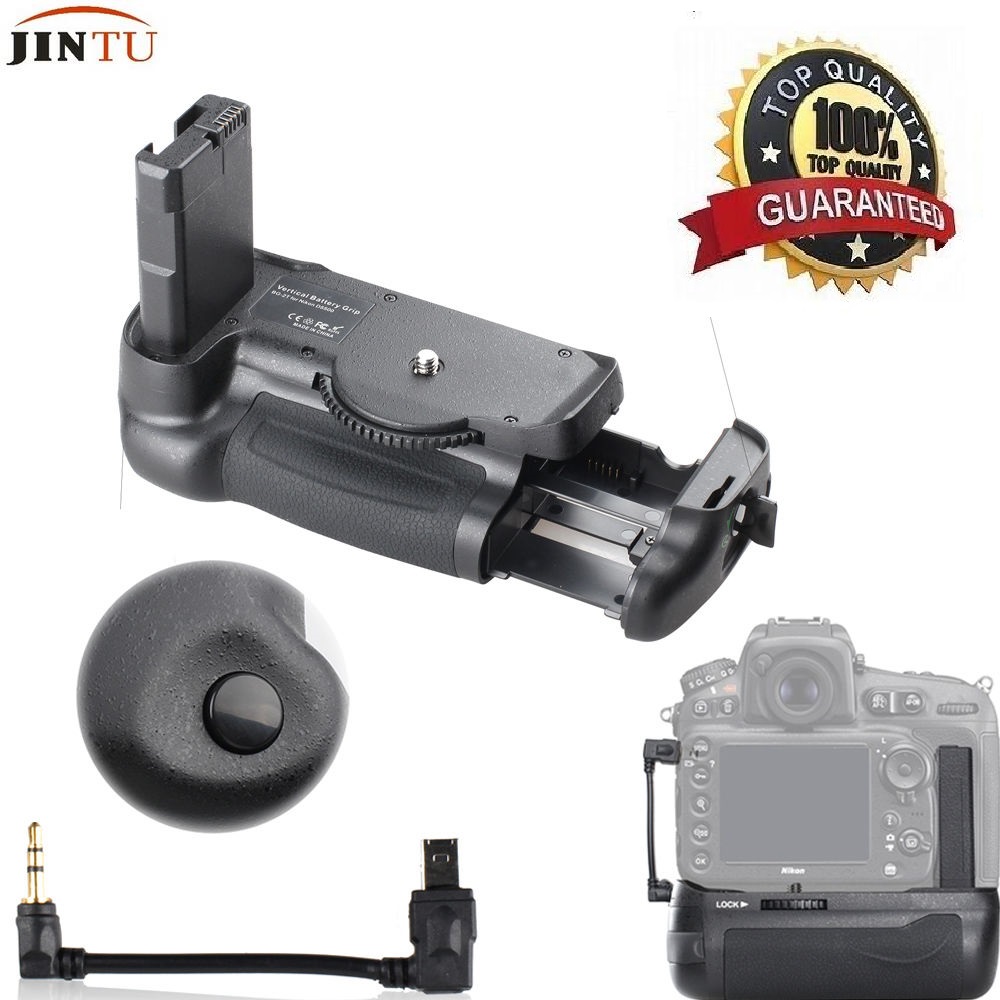 JINTU Top Quality Battery Grip Pack Holder For Nikon D5600 D5500 DSLR Camera + cable kit half press button