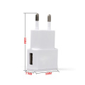 Wall USB Charger 1 USB EU Plug for Xiaomi/Iphone/Mobile Phone Charging,Power Adapter Micro Charger Travel for Ipad Universal