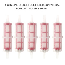 5PCS/lot In-line Diesel Fuel Filters Universal Forklift Filter 8-10mm Fuel Filter For Honda CBR600 CBR900RR