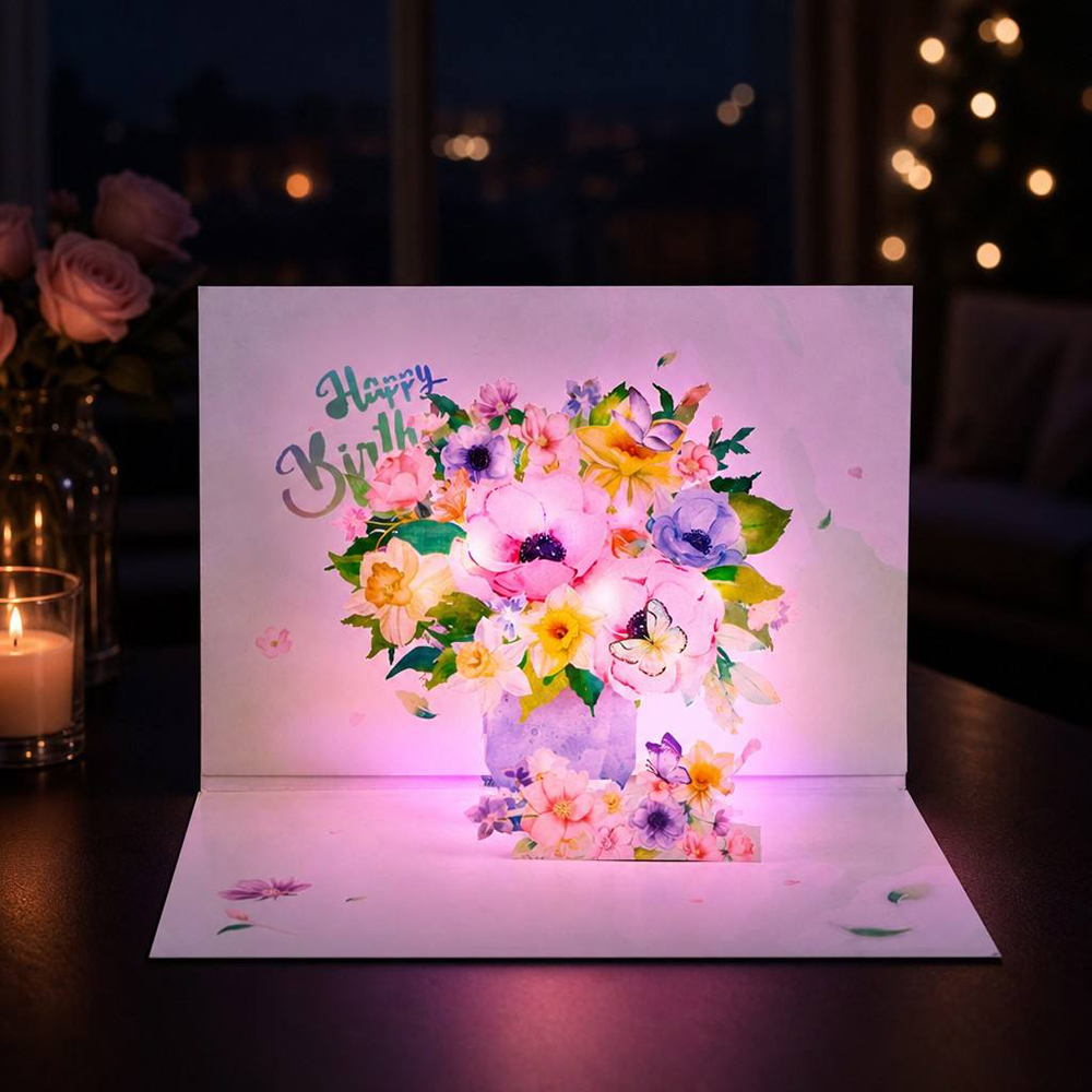 3D birthday pop up card