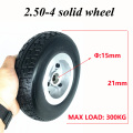 2.80/2.50-4 Solid Tire Wheel 2.50-4 Pneumatic Tyre Wheel for Electric Scooter Electric Vehicle Wheelchair Hand Truck Accessories