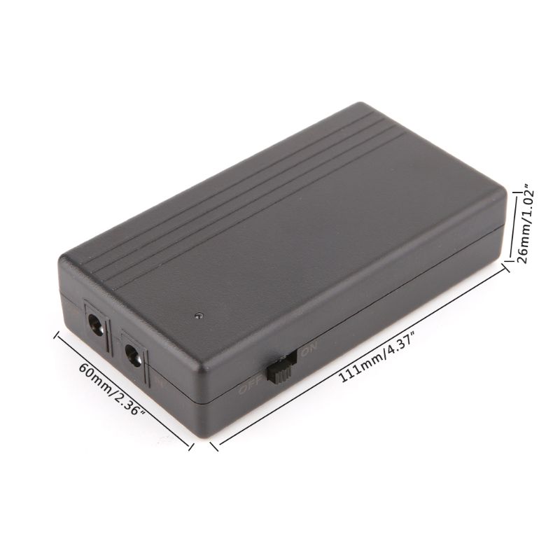2019 New 12V 2A 22.2W UPS Uninterrupted Backup Power Supply Mini Battery For Camera Router Electrical Equipment Drop Shipping