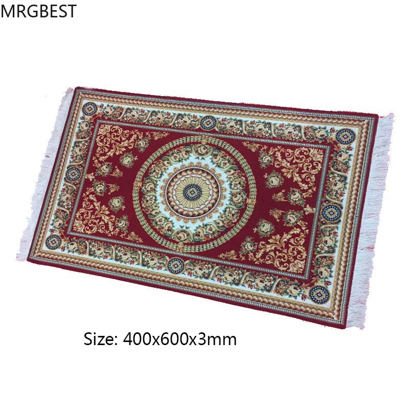 MRGBEST Mouse pad Large 400x600x3mm Persian Woven Rug Mat Retro Style Carpet Pattern Mause Pad for Decorate Home Office Table