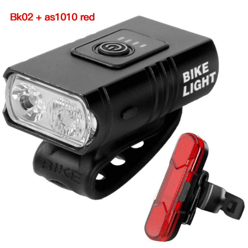 1/2 PCS Bike Light 1000LM 5 Modes USB Rechargeable Bicycle Light Headlight T6 Bicycle Handlebar Front Lamp Bicycle Accessories