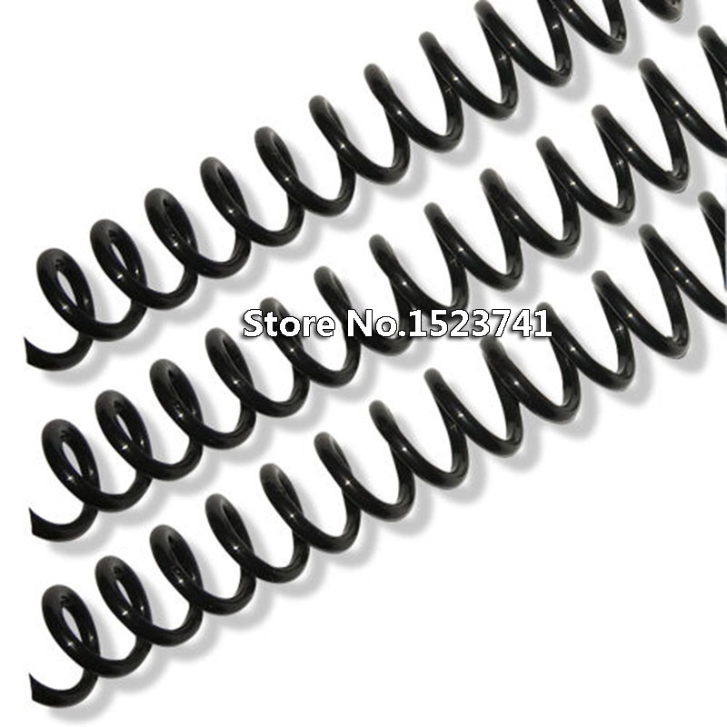 50Sheets Black Plastic Spiral Coil Supply for Electric Spirl Coil Binding Machine PD-1501