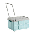 Collapsible Storage Box Clothes Storage Box With Wheel Car Trunk