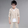 2019 wedding Boys suit Outfits Autumn blue/khaki Clothing sets Boys blazer suit Corduroy Occasion Formal Suits jacket+vest+pants