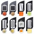 Vegetable Cutter With Steel Blade Mandoline Slicer Potato Peeler Carrot Cheese Grater Vegetable Slicer Kitchen Accessories