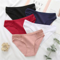 Fashion Cotton G-string Lace Patern Thong Low-Waist Women's Panties Sexy Thong Comfortable Underwear Female Cotton Underwear