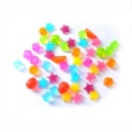 20Pcs/ lot Reusable Star Square Shaped Ice Cubes KTV Bar Party Picnic Travel Physical Cooling Tools Plastic Multicolour Ice Cube