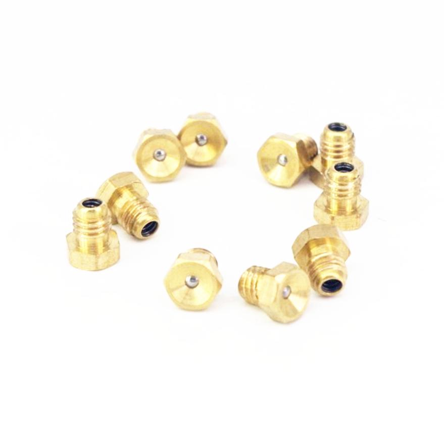 LOT 20 M6x1mm Metric male Thread Flush Straight Grease Zerk Nipple Fitting for machine tool accessory greaseing fittings