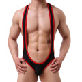 Sexy Mens Undershirts Jockstrap Mesh Breathable Jumpsuits Leotard Underwear Teddies One-Piece Wrestling Singlet Bodysuirts 2XL