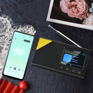 Portable Bluetooth Digital Radio For DAB/DAB+ And FM Receiver Rechargeable Light Home Radio Digital Radio For Home 2020 NEW