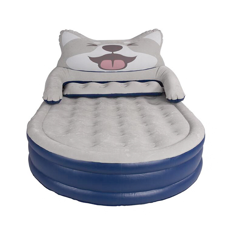 Queen Deluex Husky Inflatable Air Bed With Backrest 2