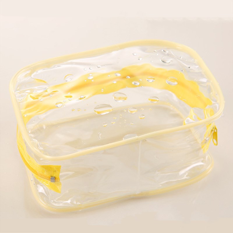 Transparent PVC Cosmetic Bag Women Travel Makeup Bag Zipper Make Up Organizer Storage Pouch Toiletry Beauty Wash Kit Case