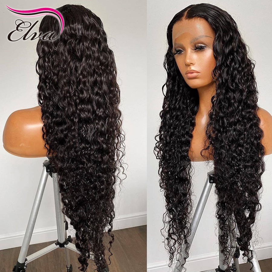 13x4/13x6 Lace Front Human Hair Wigs For Women Pre Plucked With Baby Hair Bleached Knots Glueless 360 Lace Frontal Wig Elva Hair