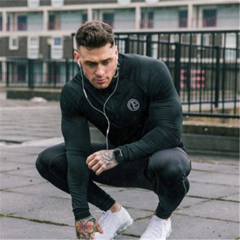 Men's hoodie+pants Sets 2 pieces Autumn Running tracksuit men Sweatshirt Sports Set Gym Clothes Men Sport Suit men hoodie Suit