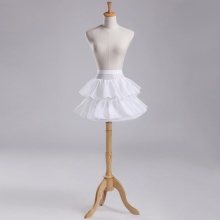 Angel Girls Crinoline Bubble Skirt Bustle Underskirt Cosplay Wedding Petticoat