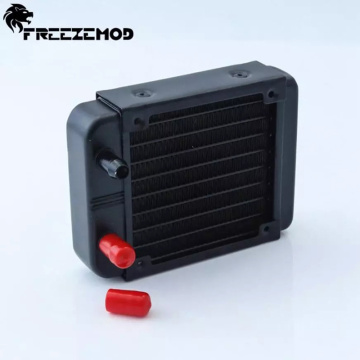 FREEZEMOD 80mm fan aluminium computer water discharge liquid heat exchanger radiator computer water cooling.SR-L80F95