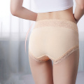 ZJX High Waist 5Pcs Women Panties Cotton Seamless Sexy Lace Women Comfort Underwear Body Shaper Female Soft Breathable Lingerie