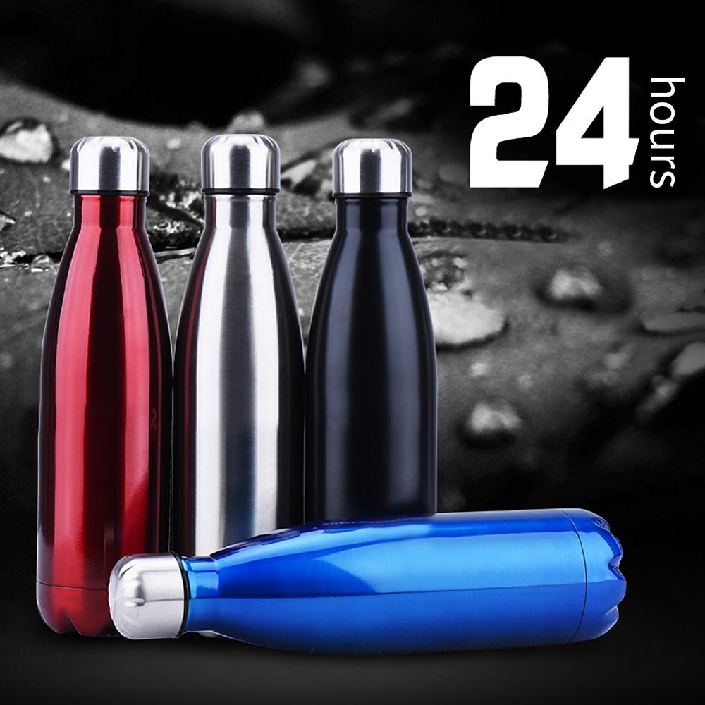 350/500/750/1000ml Double-wall Vacuum Thermos Flask Stainless Steel Sport Water Bottle Cola Beer Tea Coffee Thermos Bottlle 1pc